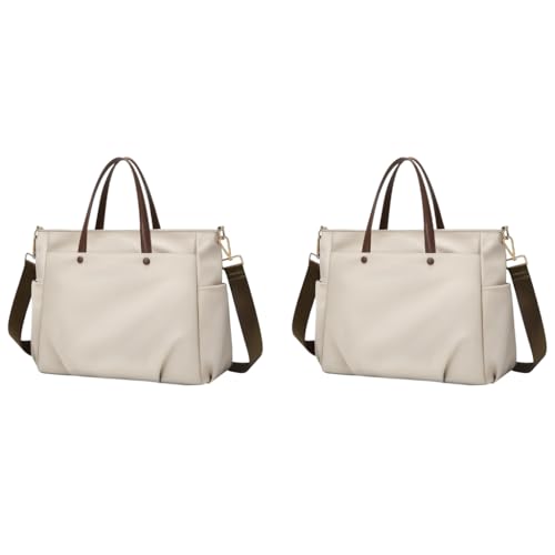 PALAY® Tote Bag for Women Waterproof Shoulder Bag with Removable Strap Large Handbag with Zipper for Office College Daily Use 2 PCS PALAY® Tote Bag for Women Waterproof Shoulder Bag with Removable Strap Large Handbag with Zipper for Office College Daily Use 2 PCS